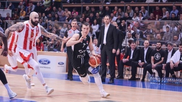 Баскетбольные шорты Партизан Белград мужские черная 4XL