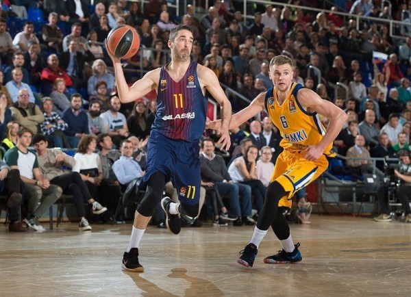 Баскетбольная майка Барселона женская синяя 2017/2018 XL