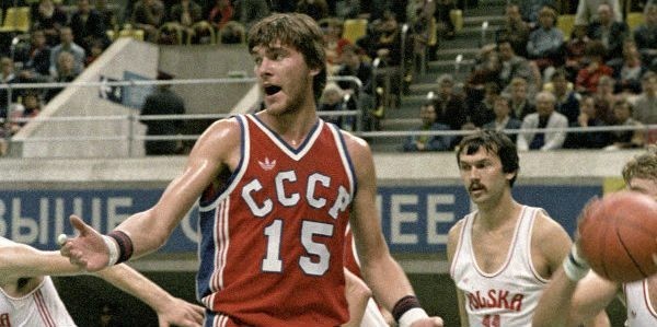 Баскетбольная форма СССР детская красная 2XL