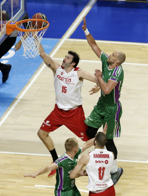 Баскетбольная форма Бильбао Страна Басков мужская белая XL